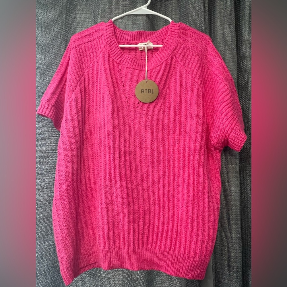 Hot pink sweater